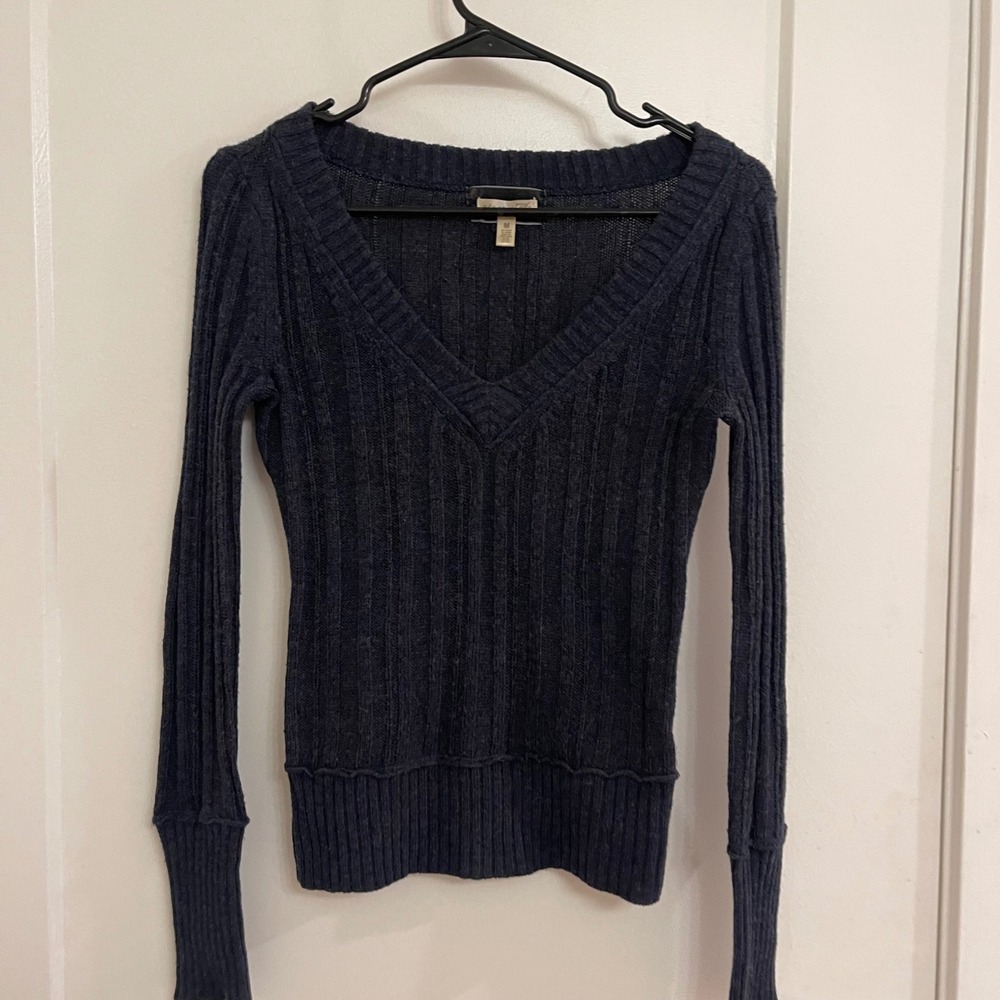 Vintage Aeropostale Y2K Wool‎ Blend Sweater V Neck Fall Chic Streetwear